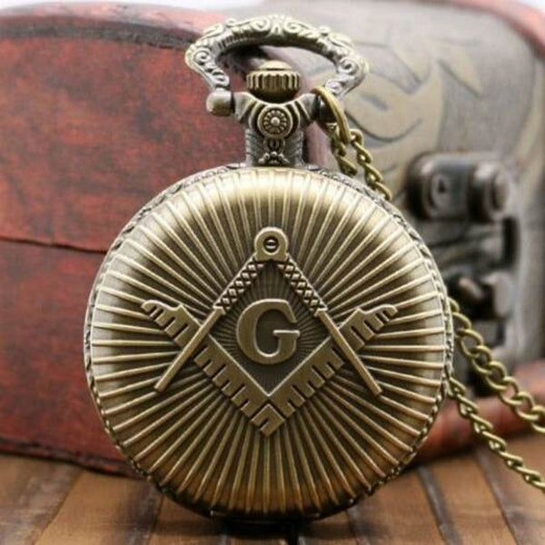 Veile Studios Fashions Retro Ancient Bronze G Pocket Watch Pocket Watches