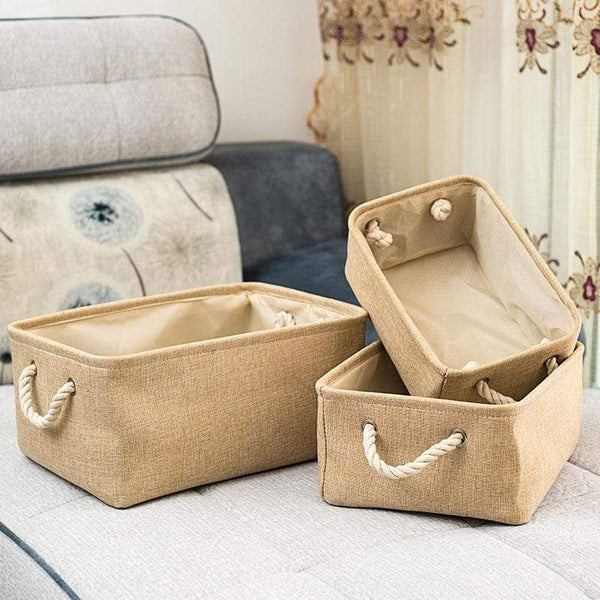 Linen Storage Basket Decor Solutions Storage Bins & Baskets