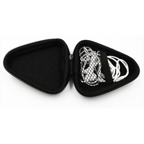 Headphone Case Hard Protective Travel Carrying For Headset Earbuds Earphone Keep Headsets Away Black Earbud Cases