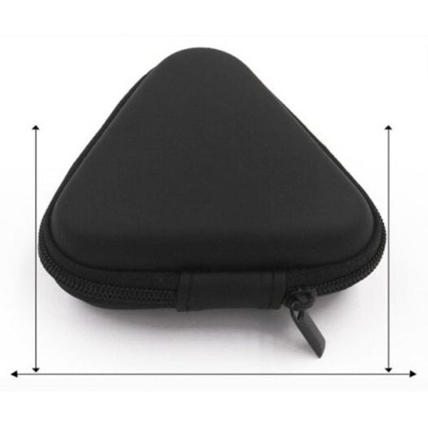 Headphone Case Hard Protective Travel Carrying For Headset Earbuds Earphone Keep Headsets Away Black Earbud Cases