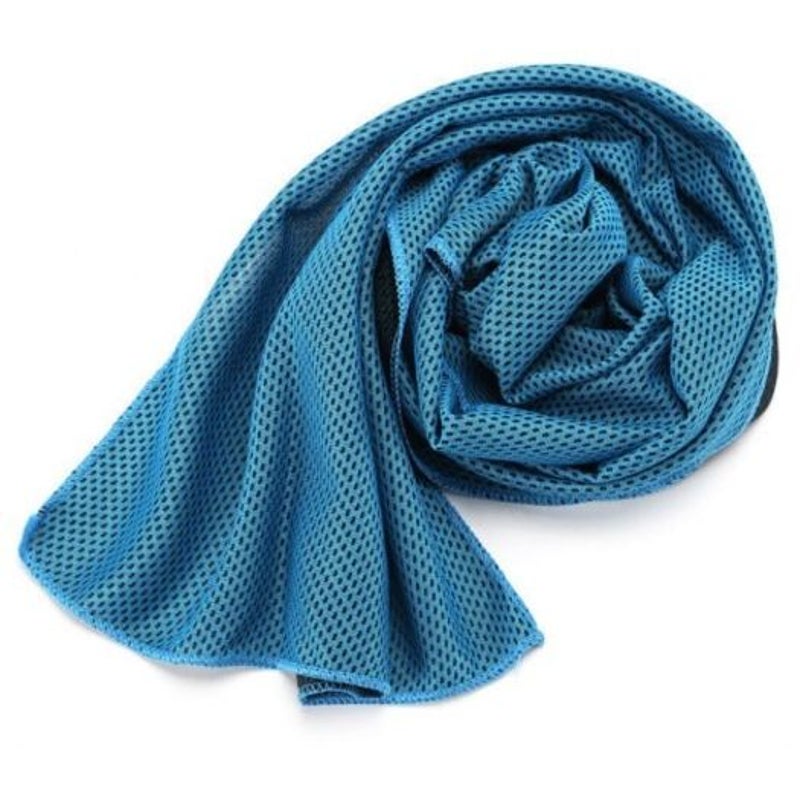 Icy Cool And Refreshing Sport Cold Towel Sky Blue Gym Towels