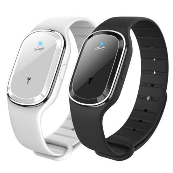 Intelligent Ultrasound Artifact Mosquito Repellent Bracelet Pest Repeller Black Insect Nets & Repellents