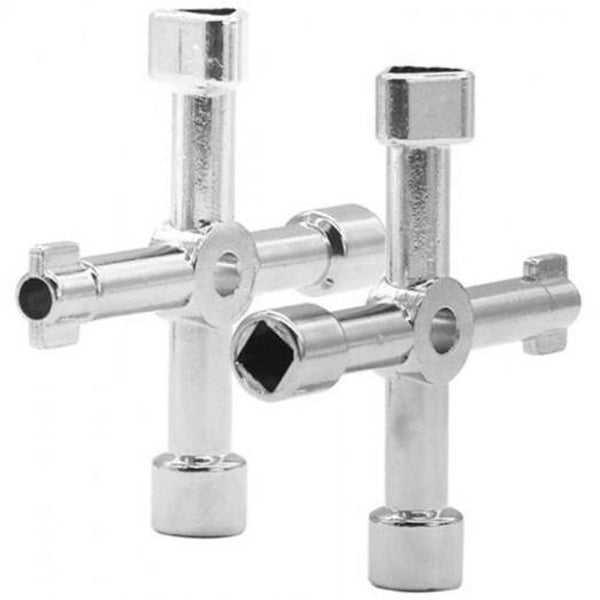 Multi Function Square Hole Key Wrench Black Other Wrenches & Spanners