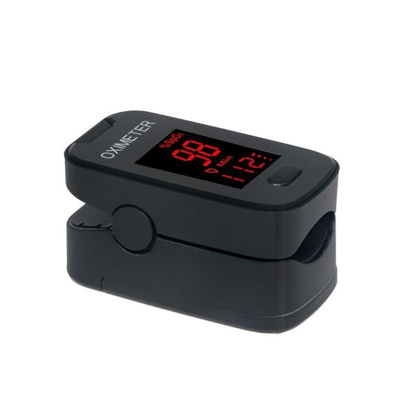 Black Portable Fingertip Accurate Reliable Pulse Oximeter