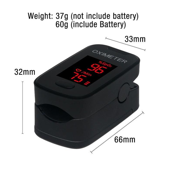 Black Fingertip Accurate Reliable Pulse Oximeter Oximeters