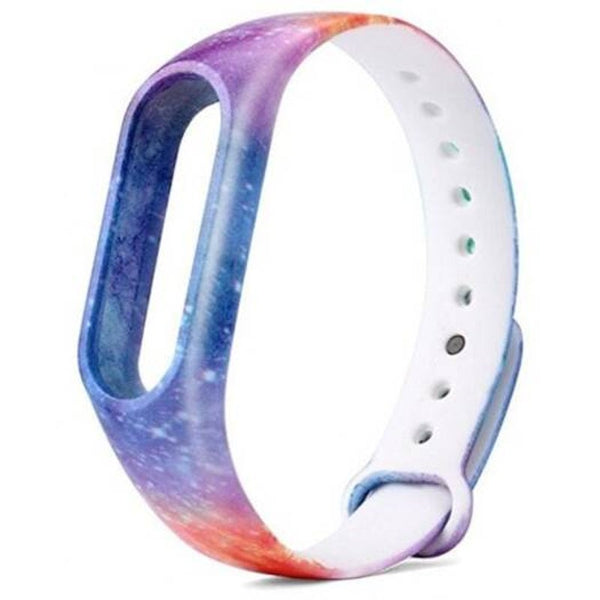 Replacement Silica Gel Wristband Band Strap For Xiaomi Mi 2 Bracelet Purple