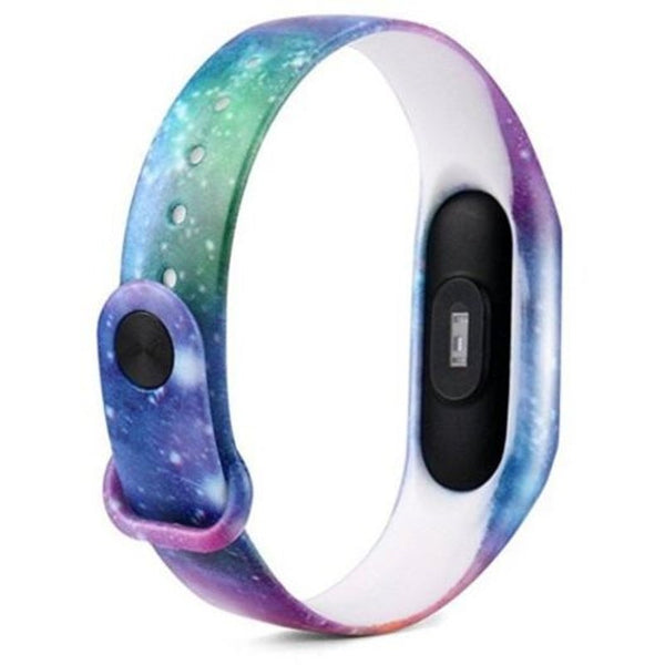 Replacement Silica Gel Wristband Band Strap For Xiaomi Mi 2 Bracelet Purple