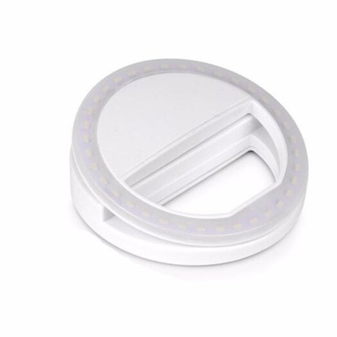 Selfie Portable Led Ring Fill Light Camera Photography White