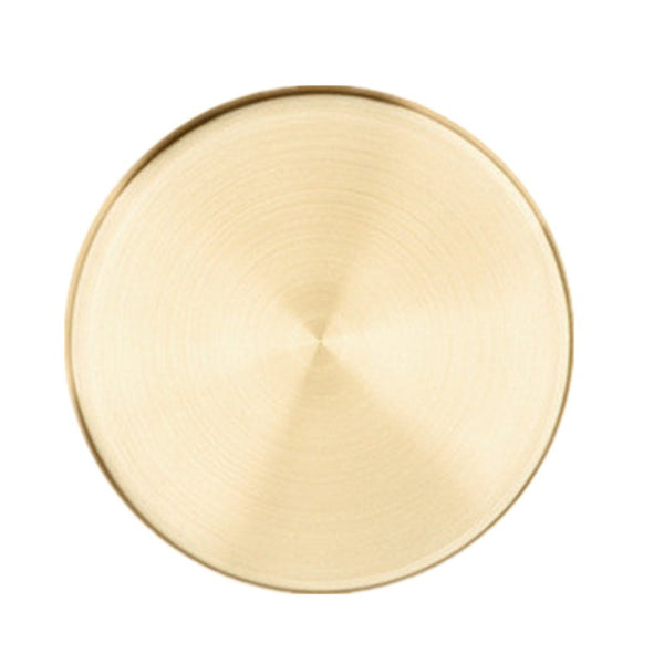 Stainless Steel Storage Gold Plate Dish Candy Trinket Jewelry Fruit Serving Tray Decorative Plates & Bowls