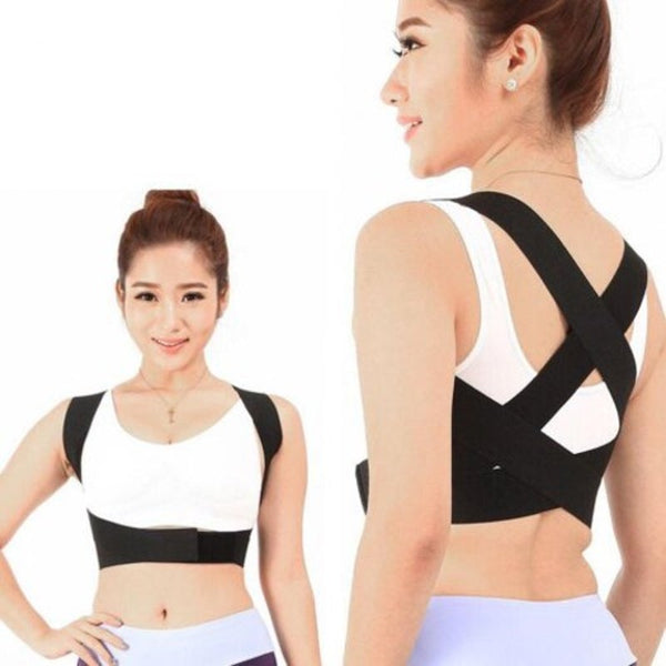 Therapy Straps Back Neck Corrector Spine Posture Black M Orthotics Braces & Sleeves