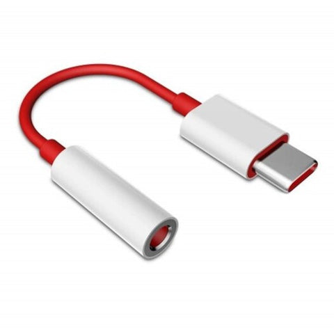 Type C To 3.5Mm Earphone Jack Adapter For Oneplus 6T / Xiaomi Red
