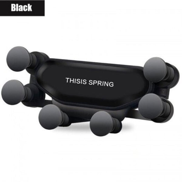 Universal Gravity Car Phone Holder Air Vent Mount Stand Black Mounts & Holders