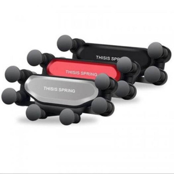 Universal Gravity Car Phone Holder Air Vent Mount Stand Black Mounts & Holders