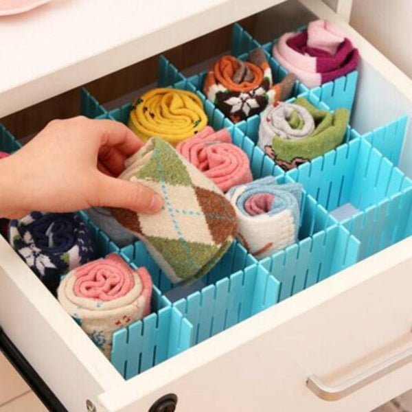 Newadjustable Plastic Stretch Clapboard Drawer Divider Celeste Closet Organisers