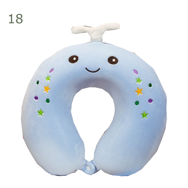 New Animal Memory Cotton U-Shaped Travel Pillow Car Neck Noon Rest Plane Relax The