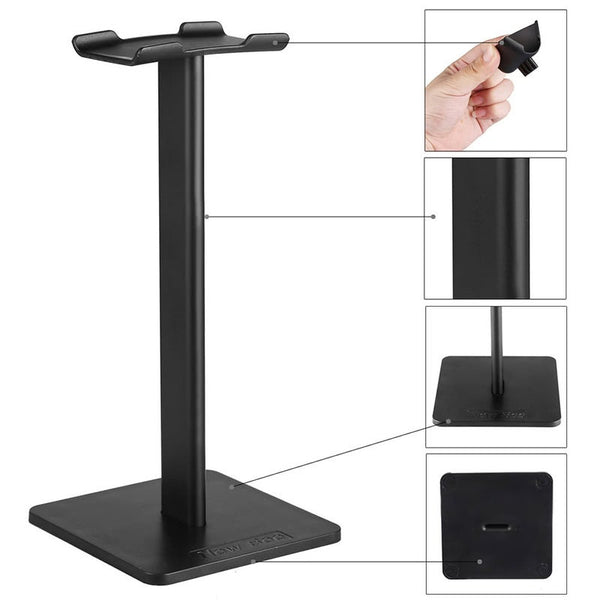 Newbee Universal Headphone Holder Portable Headset Stand Tpu Material Earphone Display Rack White Home Exhibition Center Store Use. Black Headphone Ac