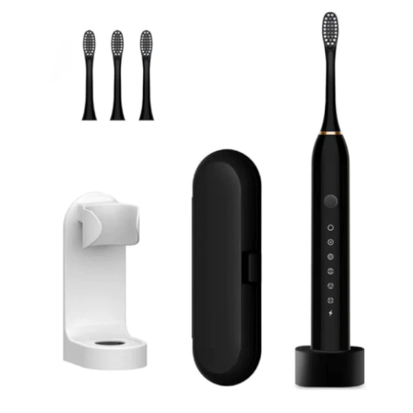 Electric Toothbrushes Ultrasonic Electric Toothbrush Rechargeable Usb Base 6 Mode Adults Sonic Ipx7 Travel Box Holder