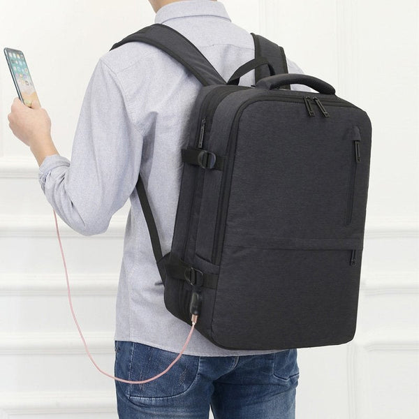 Mens Backpack Usb Charging Multifunctional Laptop Backbag Business Casual Bag Backpacks