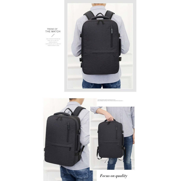 Mens Backpack Usb Charging Multifunctional Laptop Backbag Business Casual Bag Backpacks