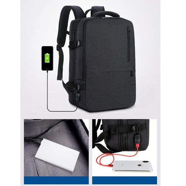 Mens Backpack Usb Charging Multifunctional Laptop Backbag Business Casual Bag Backpacks