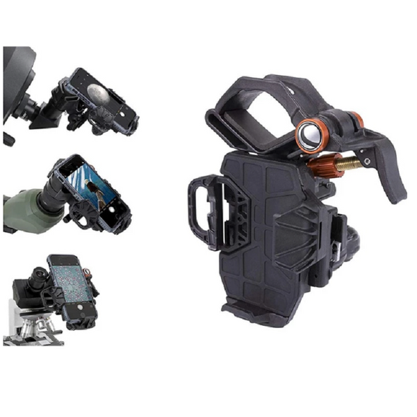 Nexyz 3 Axis Universal Smartphone Adapter Mobile Cell Phone Mount For Astronomical Telescope Mounts & Holders