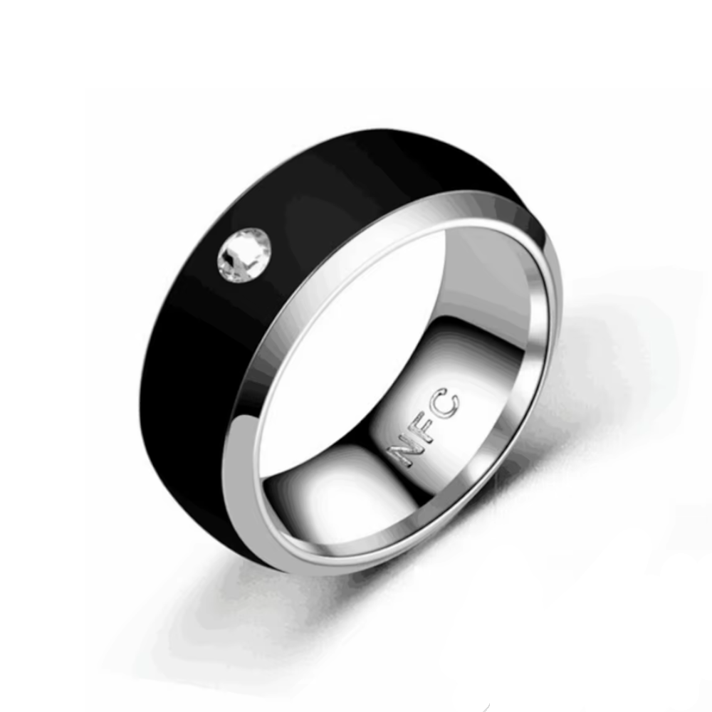Nfc Smart Finger Digital Ring For Android Phones With Functional Couple Stainless Steel Other Smart Watch Accessories