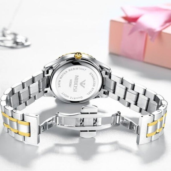 Veile Studios 2357 Fashion Casual Lover Watchluxury Quartzwomen Dress Wristwatch Warm White Watches