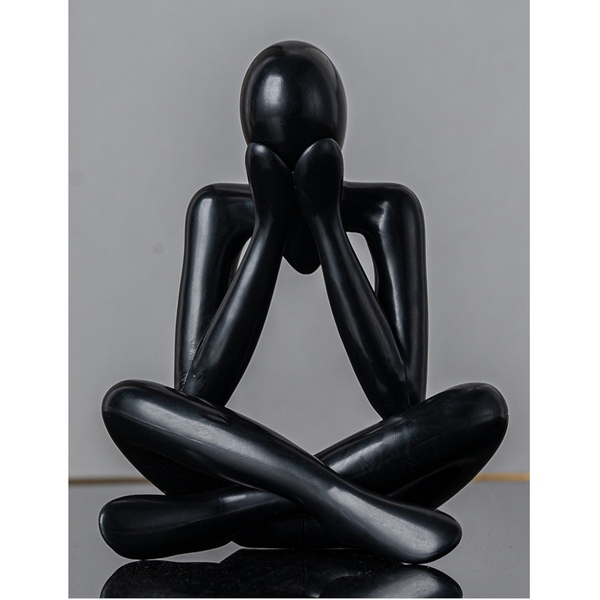 Sculptures & Figurines Niche Abstract Character Thinker Plastic Craftwork Ornament Sculptures Figurines