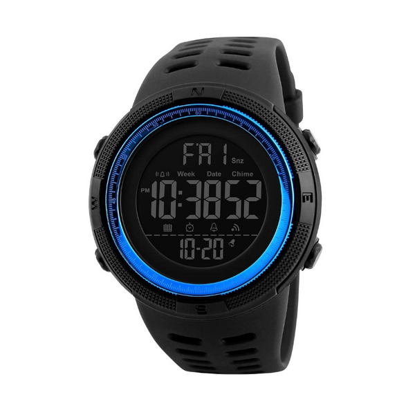 Veile Studios Night Light Sports Electronic Watch Multifunctional Waterproof Black Watches