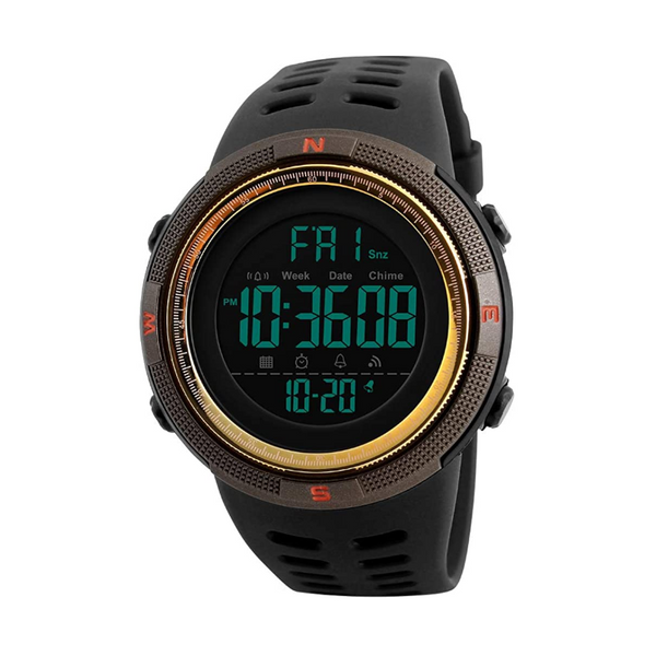 Veile Studios Night Light Sports Electronic Watch Multifunctional Waterproof Black Watches