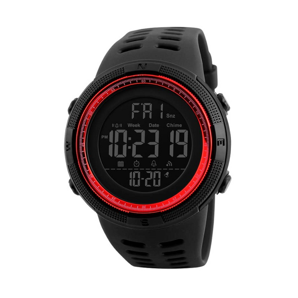 Veile Studios Night Light Sports Electronic Watch Multifunctional Waterproof Black Watches