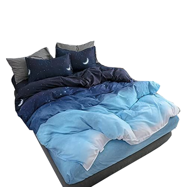 Fabric Fantastic Night Blue Duvet Quilt Cover Set Quilt Covers