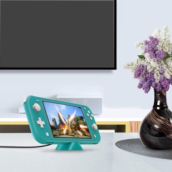 Nintendo Switch Lite And Switch's Charging Dock Small Types Port Charger Station Blue