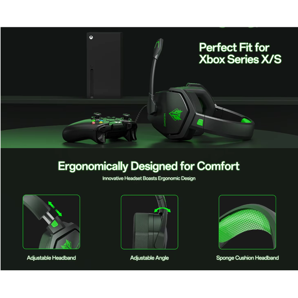 Headsets Noise Canceling Mic Stereo Sound Gaming Headphones For Ps5 Ps4 Xbox One