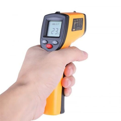 Non Contact Digital Laser Infrared Thermometer Temperature Gun Mango Orange