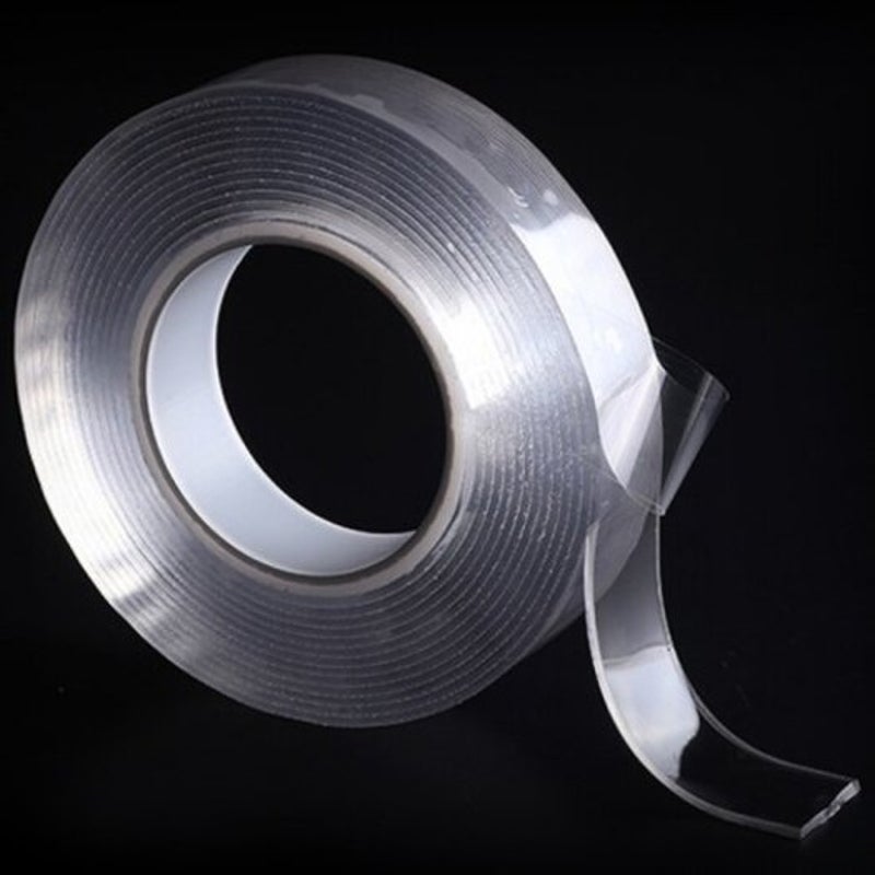 Craft Tape Non Marking Nano Adhesive Double Sided Tape Transparent 1M