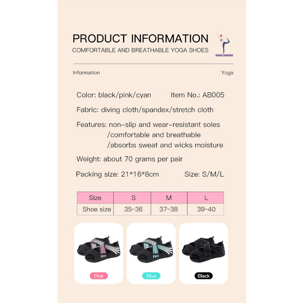 Non Slip Gym Yoga Ballet Pilates Fitness Socks