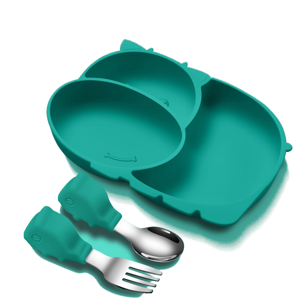 Non-Slip Suction Silicone Baby Bowls Plates Bento Tableware