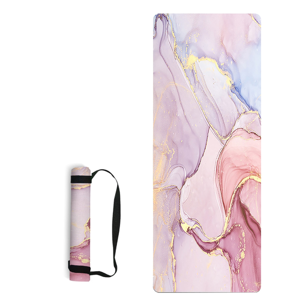 Non Slip Yoga Mat Portable Foldable Gym Durable Non Skid Mats Pilates Exercise Mats & Non Slip Towels