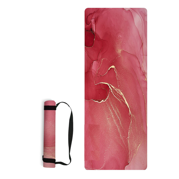 Non Slip Yoga Mat Portable Foldable Gym Durable Non Skid Mats Pilates Exercise Mats & Non Slip Towels