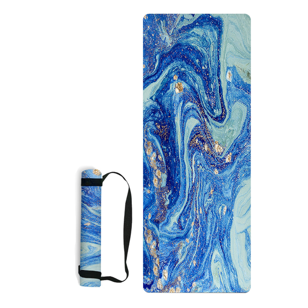 Non Slip Yoga Mat Portable Foldable Gym Durable Non Skid Mats Pilates Exercise Mats & Non Slip Towels