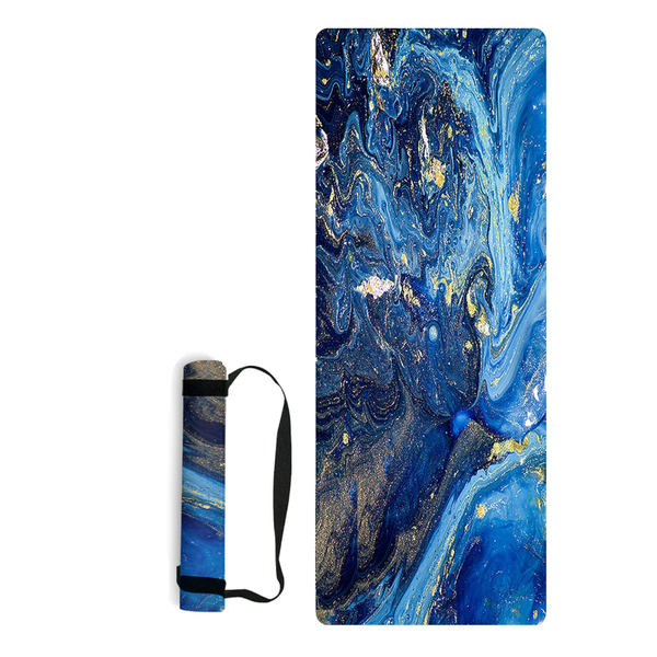 Non Slip Yoga Mat Portable Foldable Gym Durable Non Skid Mats Pilates Exercise Mats & Non Slip Towels