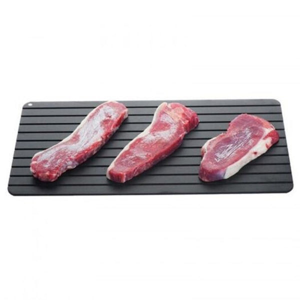 Non Stick Kitchen Fast Defrosting Tray Black Baking Trays