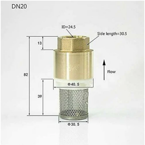 Check Valve 1/2 3/4 1/4 Inch Non Return Pump (3/4 Inch) Other Pump Parts & Accessories