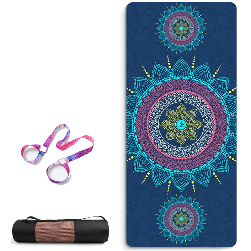 Non Slip Tpe Suede Yoga Mat Eco Friendly Carpet For Pilates Exercise Pad Mats & Non Slip Towels