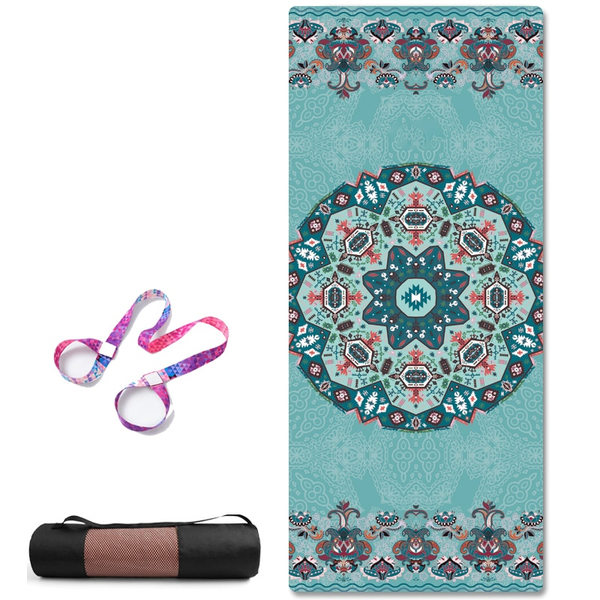 Non Slip Tpe Suede Yoga Mat Eco Friendly Carpet For Pilates Exercise Pad Mats & Non Slip Towels