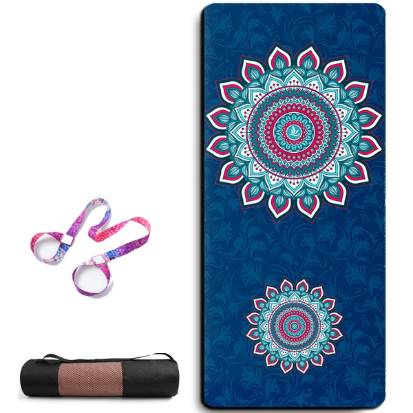 Non Slip Tpe Suede Yoga Mat Eco Friendly Carpet For Pilates Exercise Pad Mats & Non Slip Towels