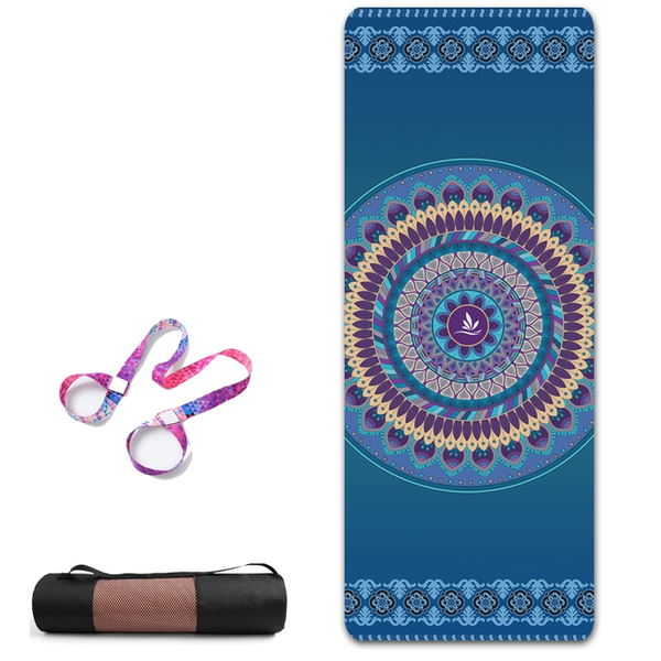 Non Slip Tpe Suede Yoga Mat Eco Friendly Carpet For Pilates Exercise Pad Mats & Non Slip Towels