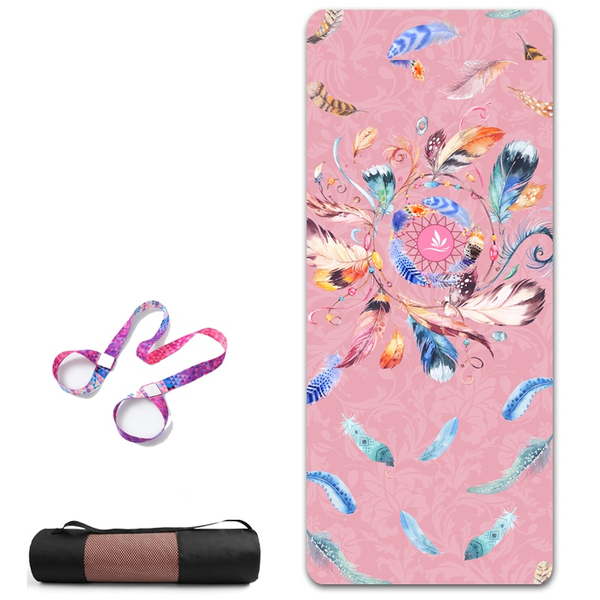 Non Slip Tpe Suede Yoga Mat Eco Friendly Carpet For Pilates Exercise Pad Mats & Non Slip Towels