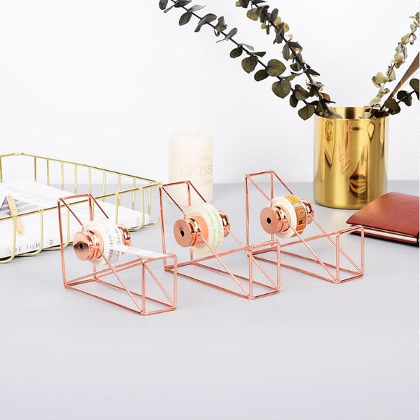 Rose Gold Tape Holder Office Accessories Packing Tape Dispensers